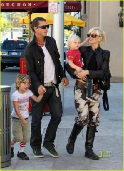 Gwen Stefani ► Fue mamá de su tercer hijo a los 44 años, cuando su hijo mayor ya tenía 12 años.