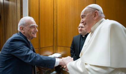 Martin Scorsese y el papa Francisco