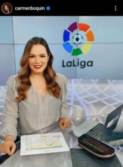 Carmen Boquín: Linda periodista hondureña de la cadena beIN Sports.