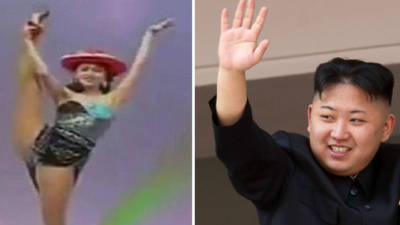 Hyon Song-wol bailando en un escenario. El líder del Kim Jong-un mantuvo hace una década una relación con la cantante.