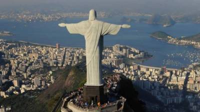 Vista panorámica de Río de Janeiro. En primer plano, la estatua del Cristo Redentor, emblema de la ciudad. Foto: olympic.com