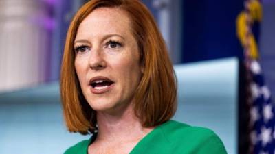 La portavoz de la Casa Blanca, Jen Psaki, formuló esa acusación en una rueda de prensa.