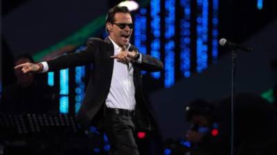 El cantante Marc Anthony.