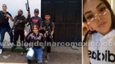 La Guadaña era una pistolera del Cártel Jalisco Nueva Generación que fue abatida por integrantes de 'Los Viagras', cártel enemigo del CJNG, en El Aguaje, Michoacán, México.