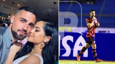 El futbolista Sebastian Lletget y su novia Becky G.