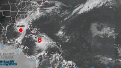 El NHC prevé que la tormenta Laura se convierta en huracán el martes y el miércoles alcanzaría también la zona costera estadounidense.
