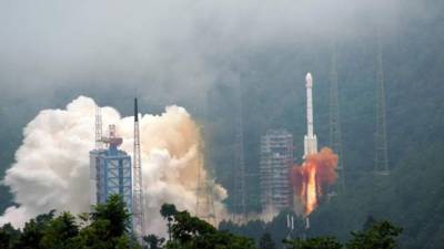 China lanzó a la Luna la sonda espacial Chang'e-5.