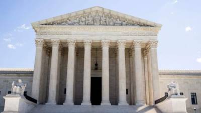 Vista del exterior del Tribunal Supremo de Estados Unidos en Washington.