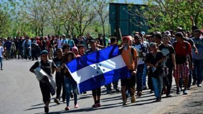 Desde 2018, miles de hondureños han abandonado su país en caravanas que han intentado migrar de forma irregular a Estados Unidos.