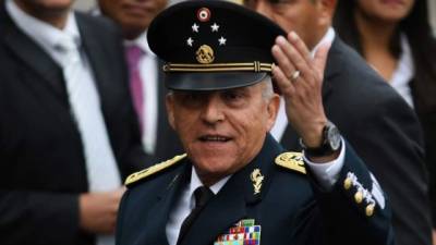 El exsecretario de Defensa de México, general Salvador Cienfuegos Zepeda.