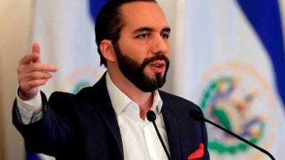 En la imagen, el presidente de El Salvador, Nayib Bukele.