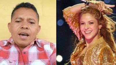 Juan Carlos Domínguez imita a Shakira.