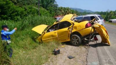 Cinco miembros de una familia murieron en el accidente.