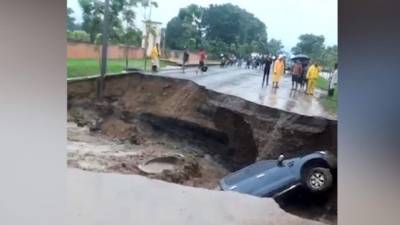 La Tormenta tropical Eta causa estragos en Honduras.