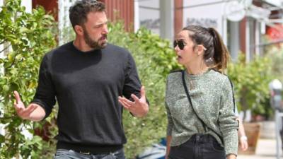 El actor Ben Affleck y la actriz Ana de Armas.