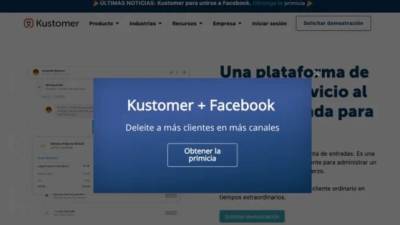 Facebook adquirió Kustomer.