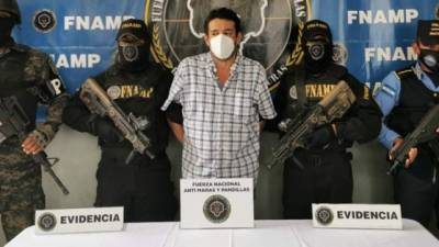 José del Tránsito García Teruel, alias 'El Pipo', fue capturado en San Pedro Sula.