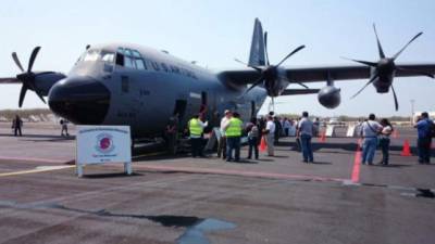 Los hondureños conocerán el avión caza huracanes WC-130J de la Reserva de las Fuerzas Aéreas.