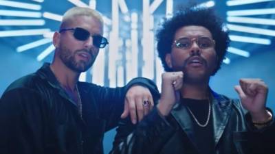 Maluma y The Weeknd grabaron un remix del tema 'Hawái'.