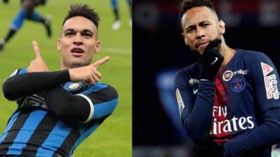 Lautaro Martínez y Neymar podrían reforzar la zona ofensiva de Barcelona en la próxima campaña.