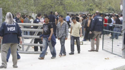 El descubrimiento de los migrantes se hizo ayer a eso de las 11:30 am.