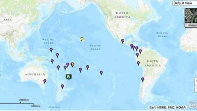 Varios países emitieron alertas de tsunami tras potentes terremotos que sacudieron a Nueva Zelanda./Twitter.