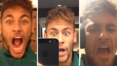 Lo último del crack brasileño del Barça, es que subió un cómico vídeo en su cuenta de Instagram en la que sale voceando, cantando y gritando.