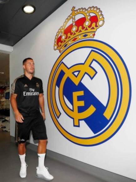 El extremo belga Eden Hazard ya luce los colores del Real Madrid y se reportó al primer día de pretemporada del club madridista.