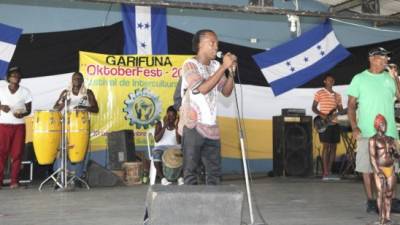 El Garífuna Oktoberfest tuvo lugar ayer en la 105 Brigada con múltiples actividades culturales. Fotos: Franklyn Muñoz