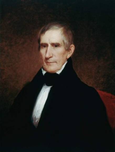 6. El mandatario William Henry Harrison falleció por problemas pulmonares en 1841.