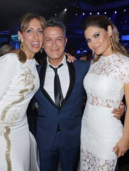 Lily Estefan, Alejandro Sanz y Chiquinquirá Delgado.