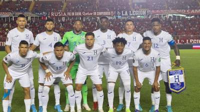 El 11 titular de Honduras que le sacó el empate a Panamá. Foto Fenafuth.