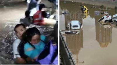 Al menos 25 personas murieron en China, varios en el tren subterráneo de la ciudad de Zhengzhou, según un balance divulgado este miércoles a raíz de inundaciones que generado una situación 'extremadamente grave', según las calificó el presidente Xi Jinping.