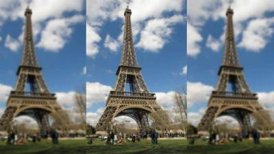 La Torre Eiffel, en el Campo de Marte, es el símbolo de París.