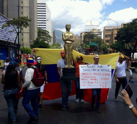 Memes: Oposición de Venezuela lleva la protesta a los Oscar