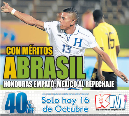 Kmart celebra con Honduras su clasificación al mundial