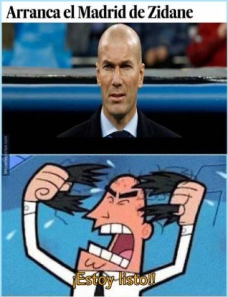 El regreso de Zidane con triunfo no ha quedado desapercibido y las redes sociales han estallado con graciosos memes.
