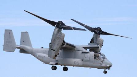 Fotografía de la aeronave militar Osprey | Cortesía