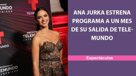 Ana Jurka estrena programa a un mes de su salida de Telemundo