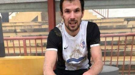 Bruno Boban de 26 años, jugaba en el Marsonia de la Tercera División de Croacia. Instagram