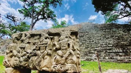 <b><span class=mln_uppercase_mln>Patrimonio.</span></b> El sitio maya de Copán Ruinas tiene categoría mundial de patrimonio de la humanidad.