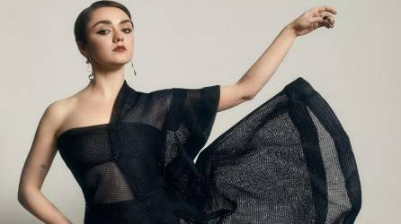 La actriz Maisie Williams posa para la revista Harper’s Bazaar.