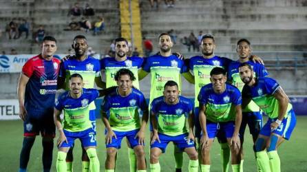 El 11 titular de Potros que venció a la UPN en Choluteca.