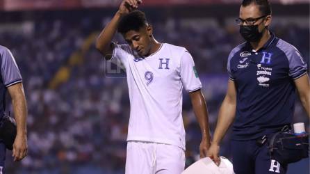 Antony Lozano salió de cambio en la derrota de 2-3 que sufrió Honduras ante Panamá el pasado viernes.