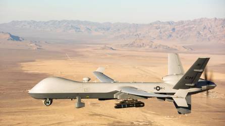 Un dron Reaper fue destruido tras caer al mar Negro en un incidente con cazas rusos, informó el Gobierno de EEUU.
