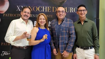Juan Manuel Bueso, Melida Milla, Ronald Zepeda y Omar Serrano