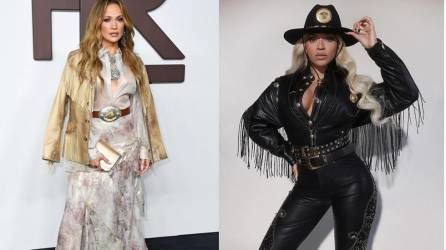 Famosas de la música como JLO y Beyoncé han adoptado este año el look Cowgirl.