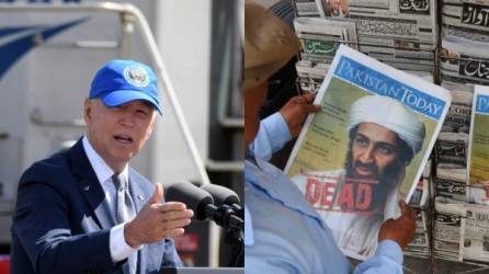 En un comunicado, el presidente Biden también agradeció al exmandatario Barack Obama por aprobar la operación que mató a Osama bin Laden. Fotos: AFP