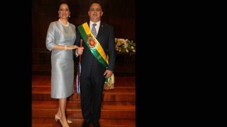 Karen Stechmann de Calidonio y Armando Calidonio Alvarado, la pareja municipal de San Pedro Sula.