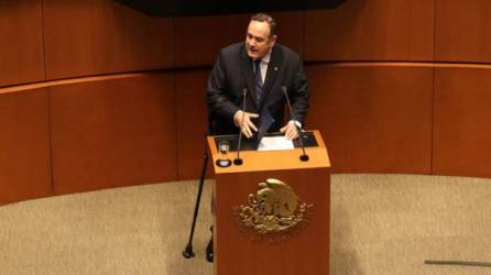 En la imagen, el presidente de Guatemala, Alejandro Giammattei.